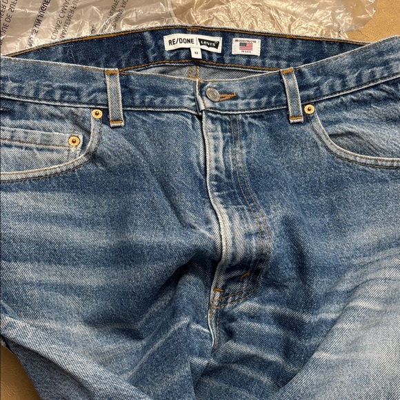 BNWT Levi’s x REDONE indigo 70s straight jeans - Picture 4 of 14